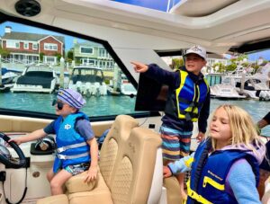 Boating for Kids with Boat Charter in Newport Beach