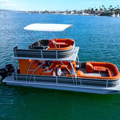 Double Decker Pontoon Boat Rental