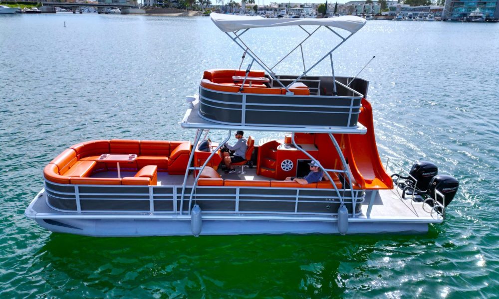 Double Decker Pontoon Boat Rental